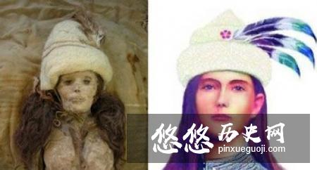 辛追夫人复原图:1972年,马王堆的丞相夫人辛追尸体