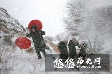 雪中送炭的故事